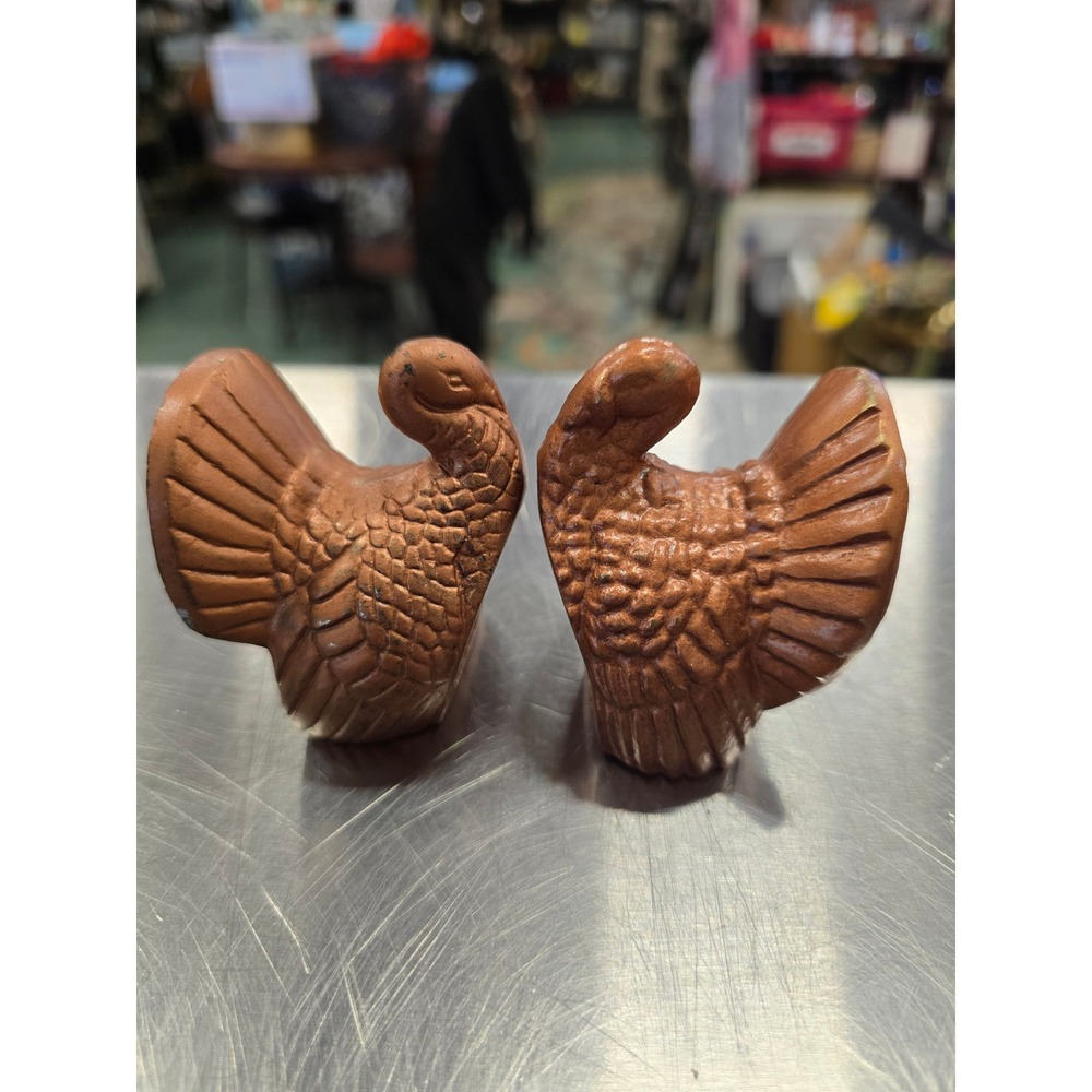Set of 2 metal Turkey copper clr Napkin Ring table decor, boldlook Thanksgiving